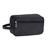 Baluue Travel Toiletry Organizer Double-Layer Cosmetic Bag for Men Black