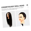 Outanaya Hairdressing Mannequin Head Practice Cosmetology Doll Head for Styling