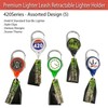 Lighter Leash The Leaf Retractable Lighter Holder 5 Count