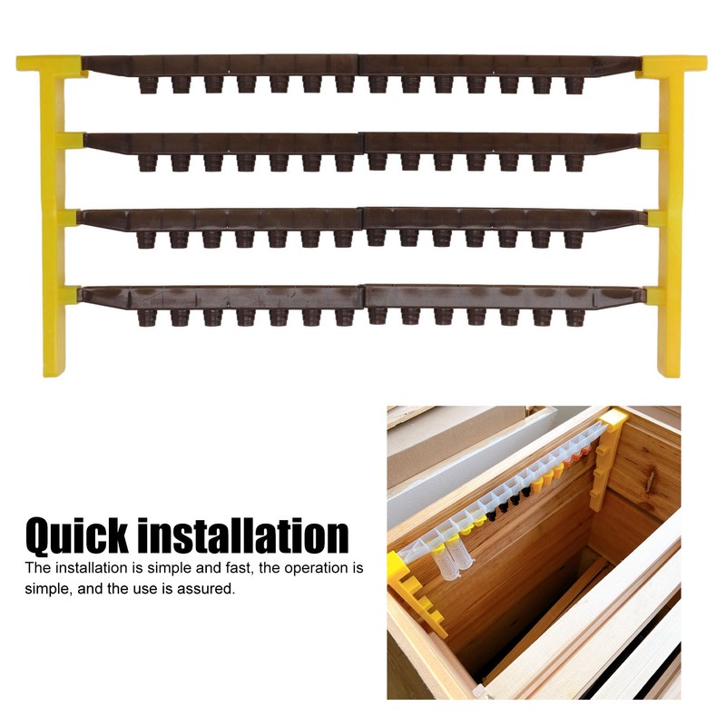 Beekeeping Queen Cell Cup Holder Frame Bar Multifunctional Beekeeping Base