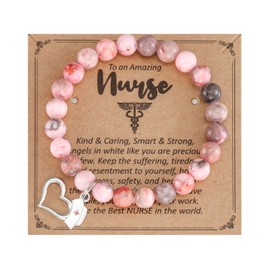 HUTIMY Nurse Thank You Gifts for Women 2025 Nurse Week Practitioner Appreciation Jewelry