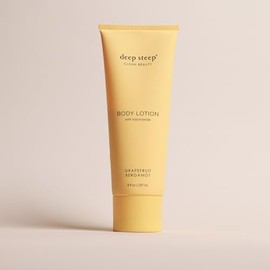 Deep Steep Body Lotion with Niacinamide for Long Lasting Hydration 8oz (8 Fl Oz (Pack of 1), Grapefruit Bergamot)