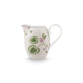 PIP STUDIO Lily&Lotus Jug White/Colourful 250 ml