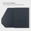 Lemani® Premium 4-Piece Application Folders in Navy Blue with 2