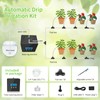 RUNWUSHENG Automatic drip Irrigation System，DIY Indoor Plant Watering System,Self-Priming Pump,