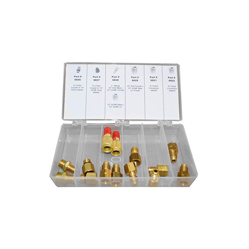 FJC 6072yf R-1234yf Manifold/Hose Adapter Assortment