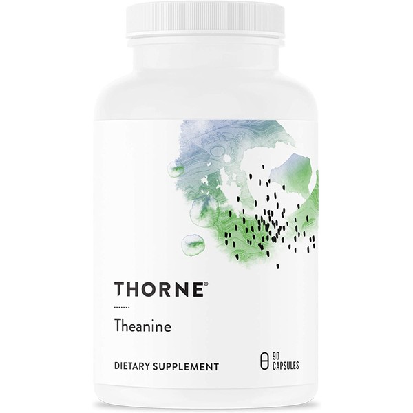 Thorne Research - Theanine - Amino Acid L-Theanine Supplement for Enhanced Relaxation, Focus, and Memory - 90 Capsules