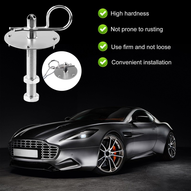 Yourkar Hood Pins Kit for Car, Stainless Steel Hood Pin
