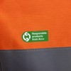 TROJAN Arco Responsible Mens Hi-Vis Safety Vest, Orange, Class 2