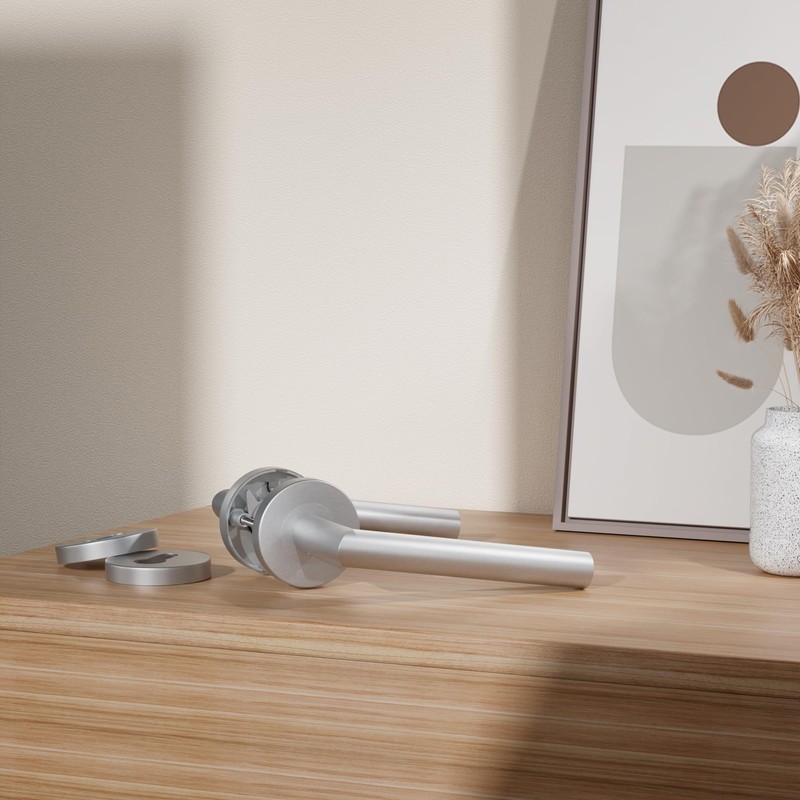 HAIFUAN Stainless Steel Door Handle, Door Lock Handle Set, Door