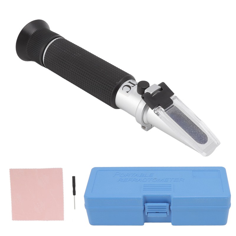 Handheld Alcohol Refractometer 0‑80% Antifreeze Tester for Spirit Alcohol Volume