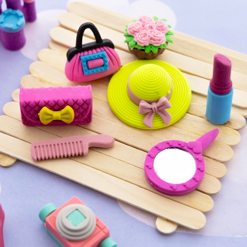 BAZIC Products 3D Erasers, Princess Dress Up Pencil Mini Eraser