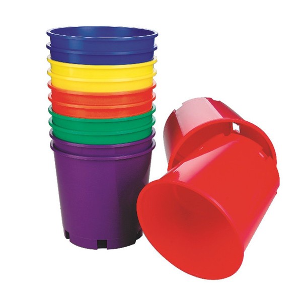 S&S Worldwide Large Stacking Buckets. Includes 12 Plastic Buckets, 2