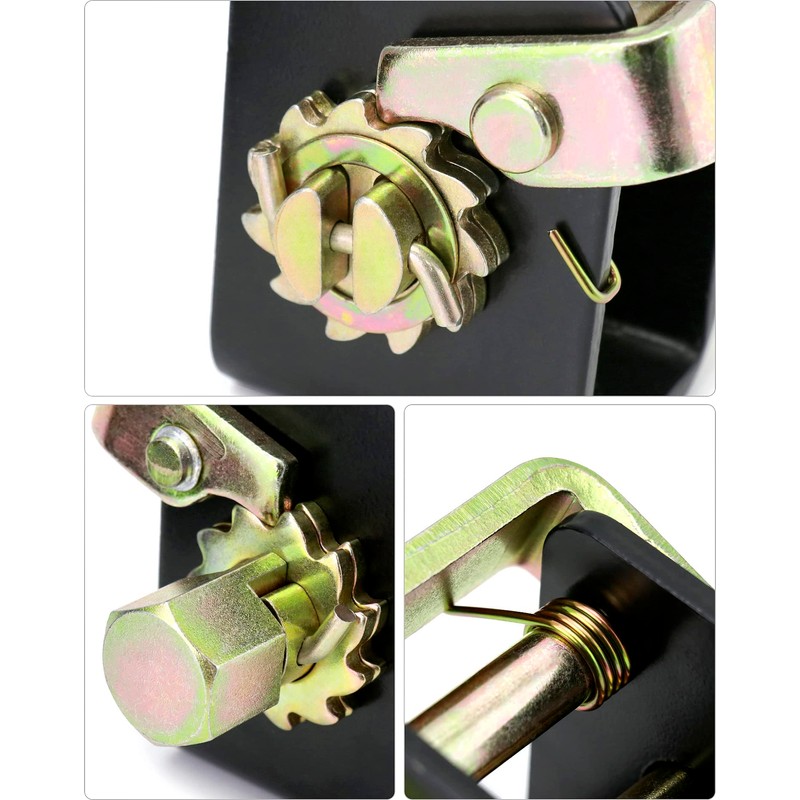 QWORK Lashing Winch, 2 Pack (1 Left, 1 Right) Lashing