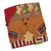 Xmas Dinner Chair Back Covers Easy To Install Soft Anti