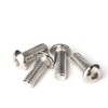 M5 x 12mm Hex Socket Screws 100 Pieces,Stainless Steel, Button