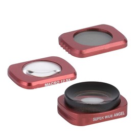 Goshyda Filter Kit for Osmo Pocket 3 Piece CR Wide Angle 12.5X Macro CPL Lens Filter Kit for Osmo Pocket