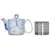 Hasami ware Arabesque grapes super stainless steel tea strainer Lightweight