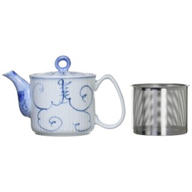 Hasami ware Arabesque grapes super stainless steel tea strainer Lightweight Pot Large 12740 
