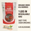 Anna and Sarah Organic Dried Goji Berries 1 Lb in