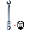 KS Tools Gelenk-GEARplus Schlüssel 11mm / 96,04Nm mit Verriegelung, verchromt,