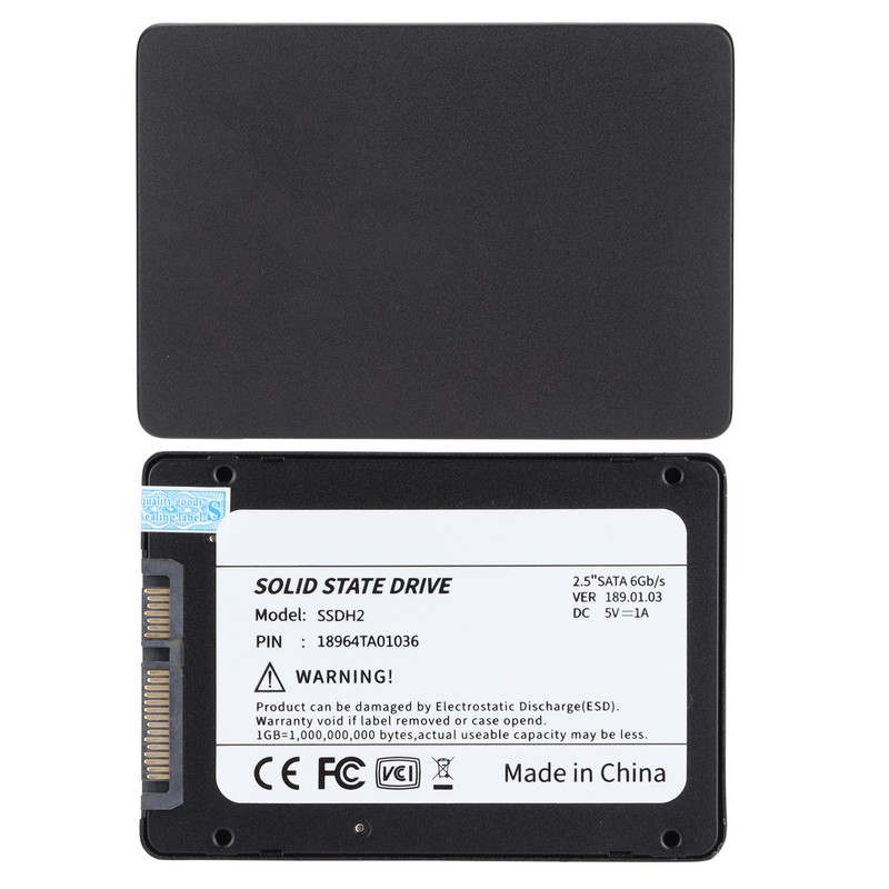 BU KING 2.5inch SSD Black High Speed Metal Hard Drive