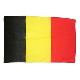Belgium Flag 2' x 3' for a pole - Belgian flags 90 x 60 cm - Banner 2x3 ft with hole light polyester - AZ FLAG