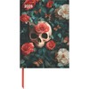 Skull 2026 - Diary - Buchkalender - Taschenkalender - 16x22: