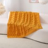 Wajade Knit Throw Lightweight Knitted Blanket for Sofa & Bed