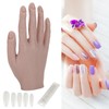 Silicone Nail Training Hand Flexible Joint Nail Art Practice Hand