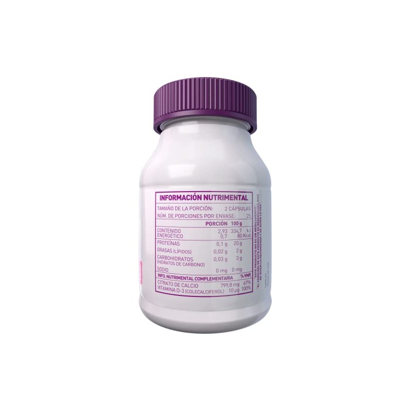 Essential Nutrition, Calcio & Vitamina D3 50 cápsulas de 500