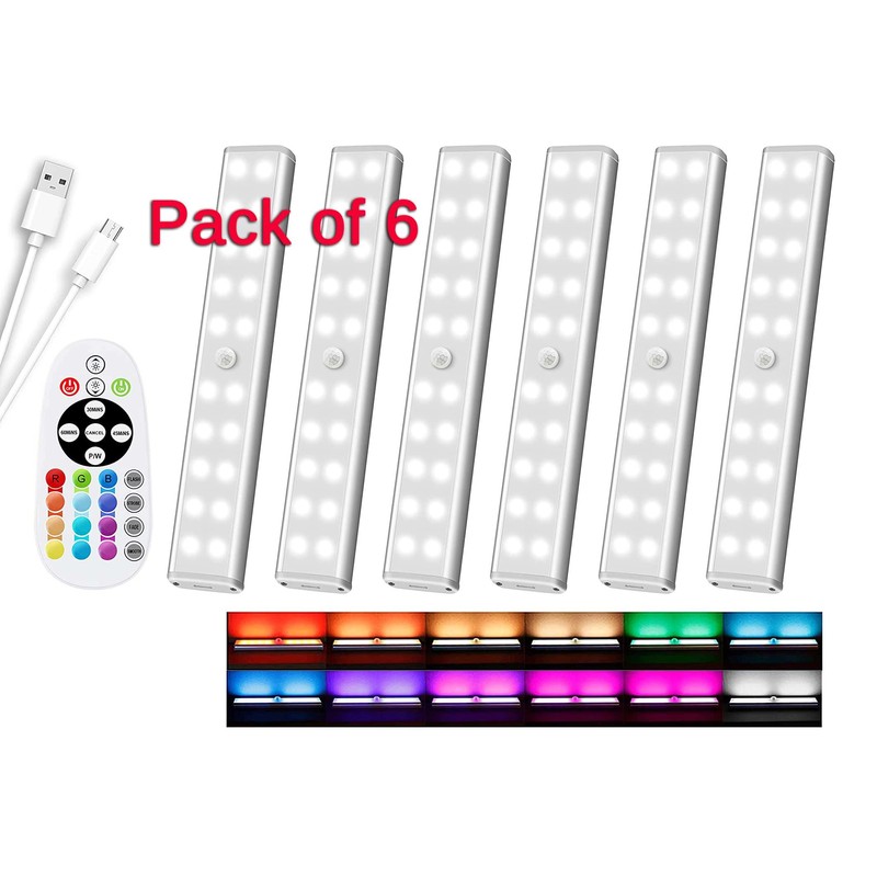 ProMet Under Cabinet 48 LED RGB Remote Controlled Dimmable Lighting