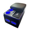 Center Console Armrest Organizer with Wireless Charging Phone Holder &