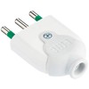 Dual-Material 3-Pin Italian Plug