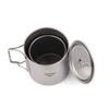 Aomiun Ultralight Titanium Cup Outdoor Portable 2PCS Cup Set 350ml