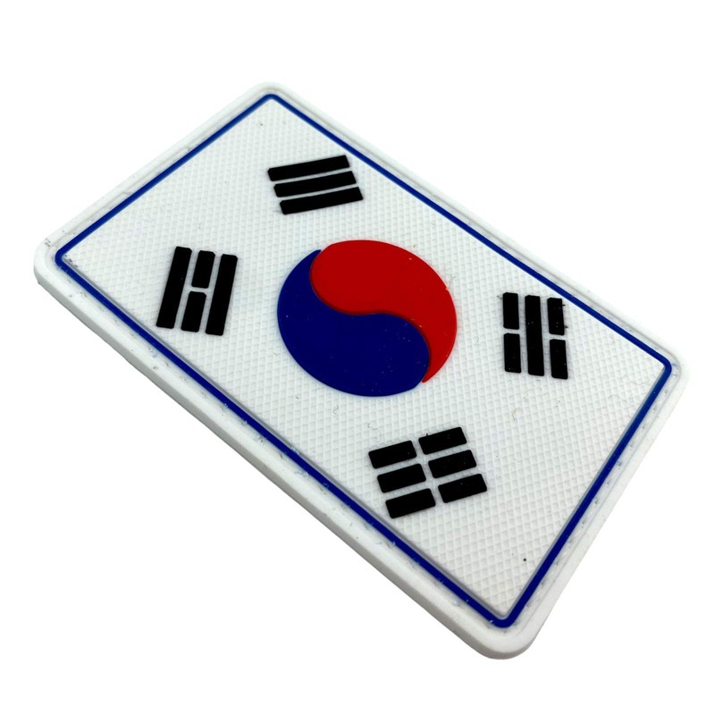 South Korea Flag Airsoft Velcro PVC Patch