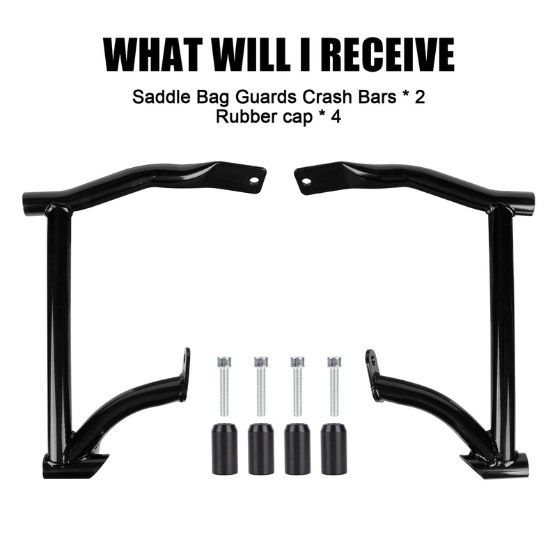 PSLER Saddle Bag Guards Crash Bars for Touring 2009-2025 Street