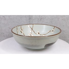 Set Of 4 Japanese Soushun Sakura Cherry Blossoms Porcelain Salad Soup Bowls 36oz