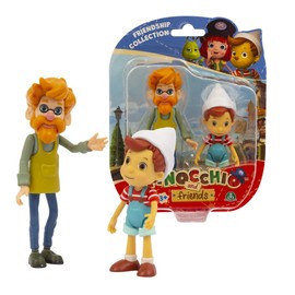 Pinocchio and Friends Pinocchio Mini Figure - Pack of 2 - Pinocchio and Geppetto