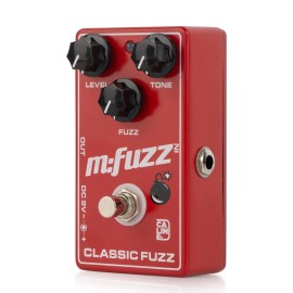 Caline Red Fuzz Guitar Effect Pedal Classic Fuzz True Bypass Distortion Tone Control