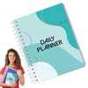 Planner Spiral Notebook,Daily Spiral Notepad - Time Management Planner Book