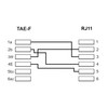 BIGtec TAE RJ11 Adapter TAE-F Male to RJ11 Female 6P4C