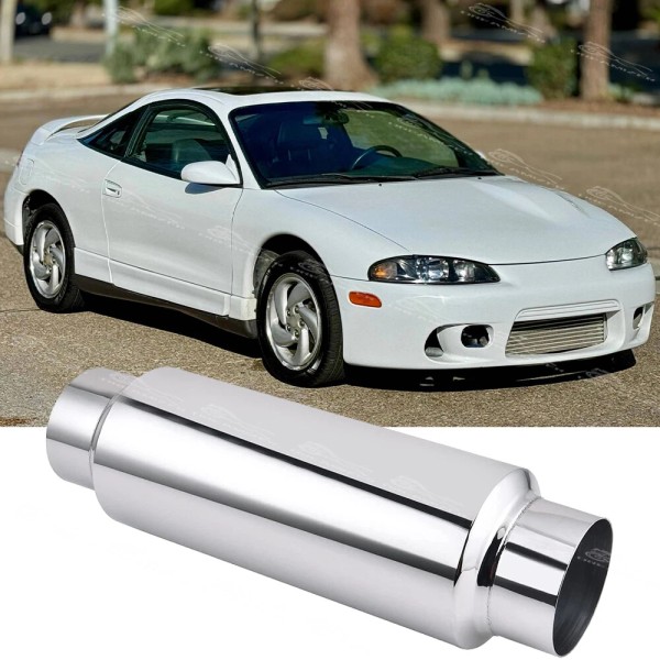Dreamizer For Mitsubishi Eclipse 3" Inlet/Outlet 16" Exhaust Resonator Muffler