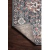 Loloi Cassandra Collection CSN-03 Charcoal/Rust 5'-3" x 7'-9" Area Rug