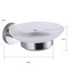 XVL Wall Mounted Stainless Steel Stainless Soap Holder, Brushed Nickel