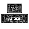 HOLVDENG Kitchen Mat Set of 2 Non Slip Thick Kitchen
