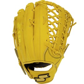 SSK Z7 Specialist Outfield Baseball Glove –12.5” - 12.75” – Right & Left Hand Throw (12.75" - Left Hand Throw, Yellow Tan)