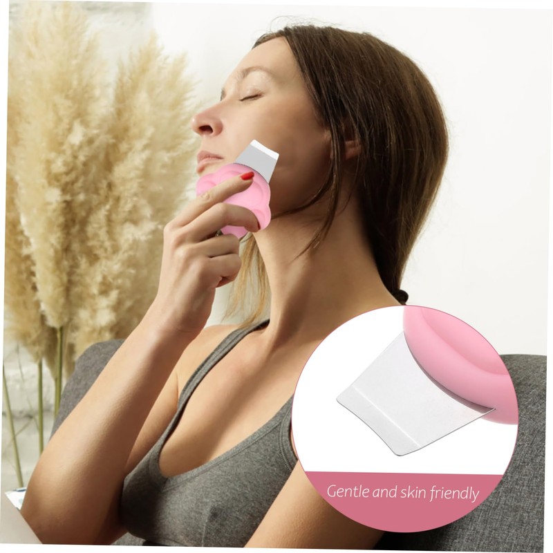 ORFOFE Skin Care Tool Makeup Spatulas with Facial Scrubber for