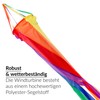 Wolkenstürmer® Windsock Size: 120 cm - Rainbow Wind Turbine -