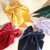 8Pcs Big Satin Layered Hair Bows for Women Girls, Large